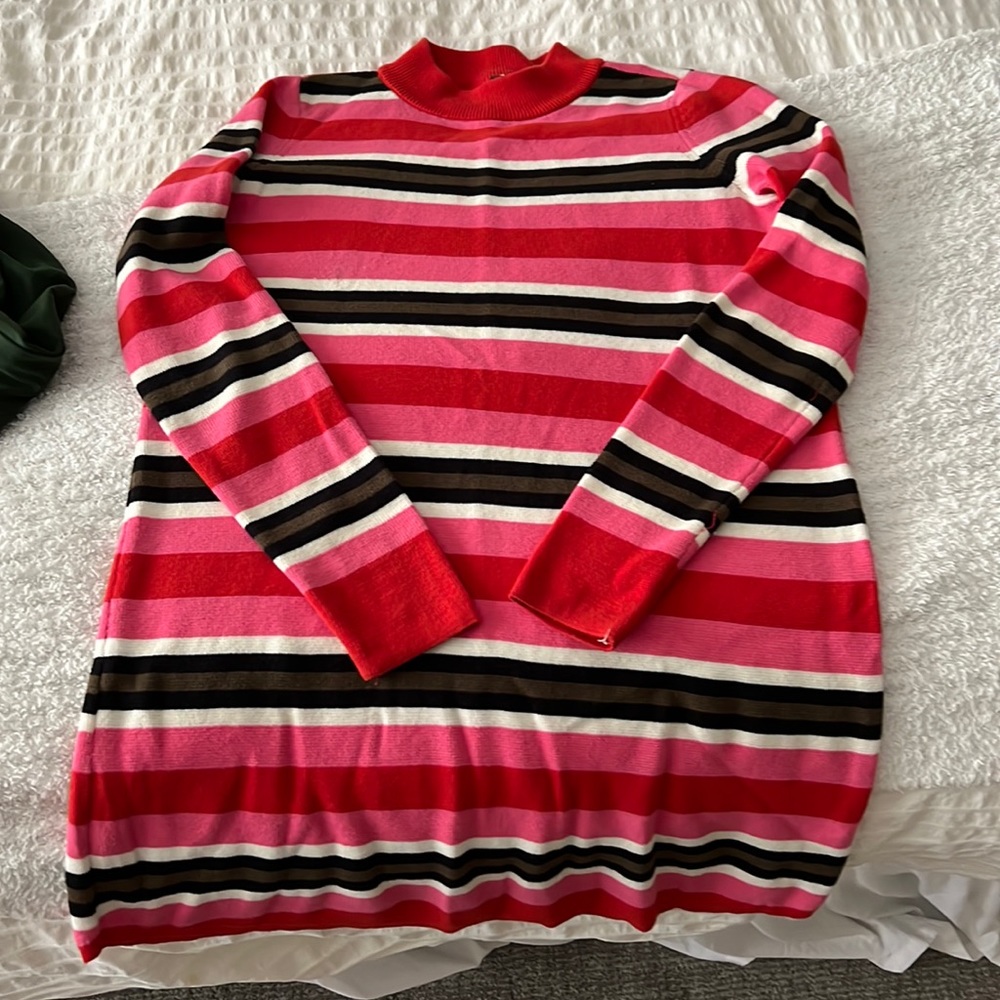 Free people net colorful striped dress